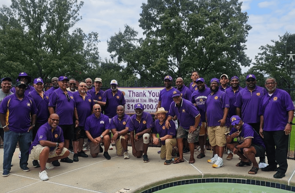 Atlanta Chapter members celebrating support of St. Augustine High School