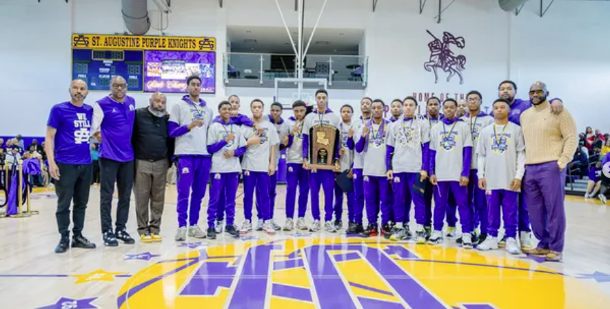 Purple Knights basketball champions